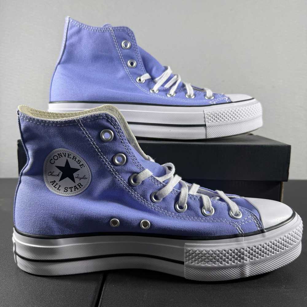 Converse Chuck Taylor All Star Lift Hi Very Peri Purple Platform A16102F Wmn 9.5